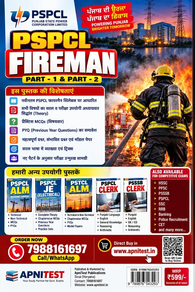 PSPCL Fireman Exam Guide Poster.webp