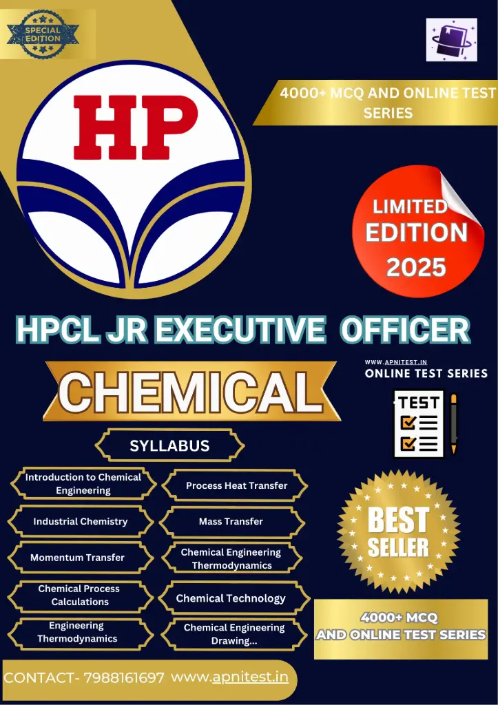 HPCL JR EXECUTIVE OFFICER CHEMICAL  BOOK AND TEST SERIES