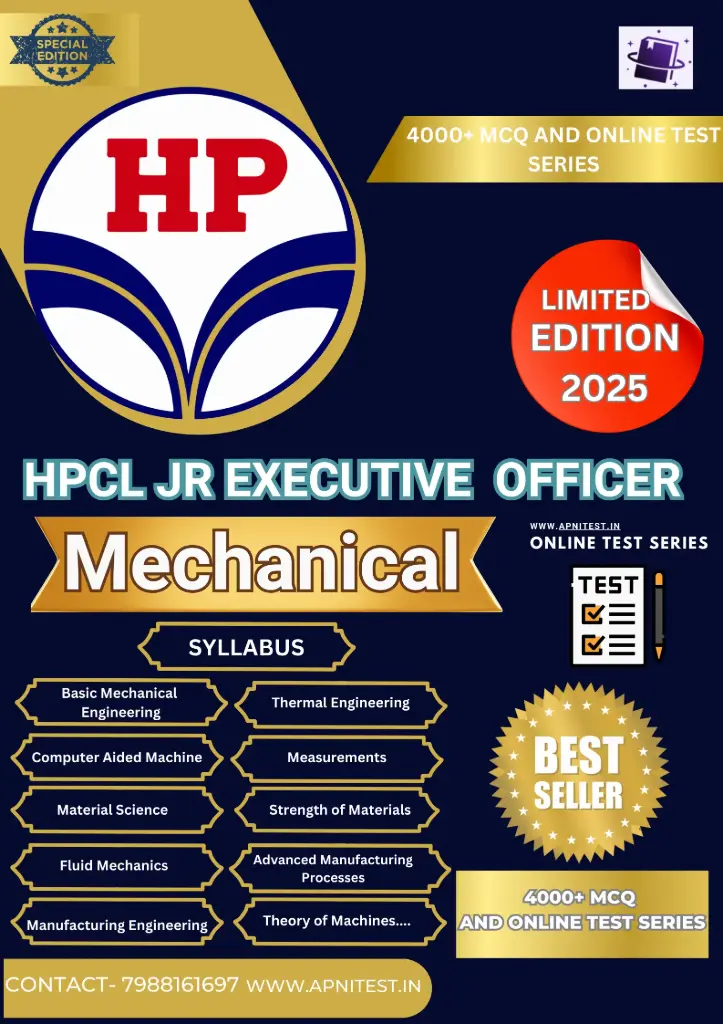 HPCL JR EXECUTIVE OFFICER MACHENICAL BOOK AND TEST SERIES