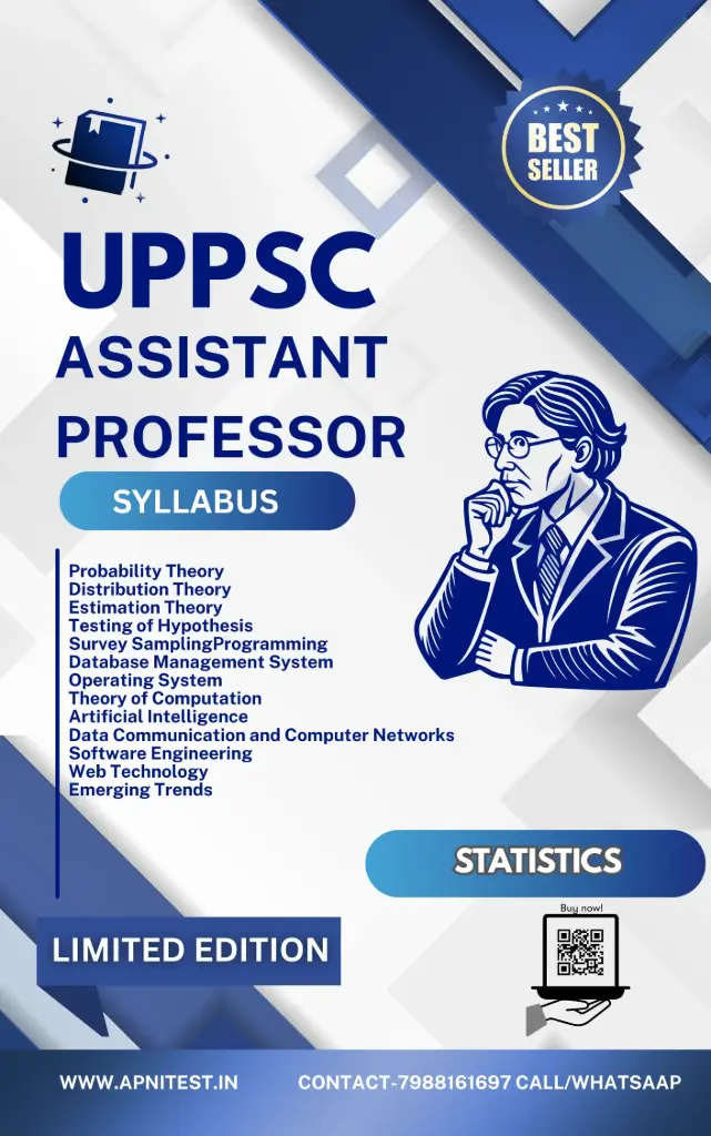 UPPSC ASSISTANT PROFESSOR STATISTICS BOOK AND TEST SERIES