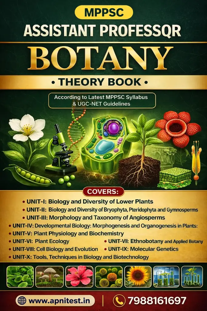 MPPSC ASSISTANT PROFESSOR BOTANY THEORY BOOK