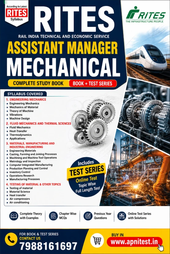 Rites assistant manager mechanical book with test series