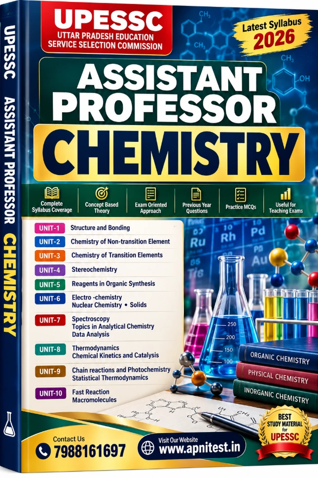 UPESSC ASSISTANT PROFESSOR CHEMISTRY BOOK ENGLISH MEDIUM