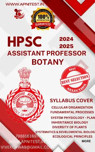 HPSC ASSISTANT PROFESSOR AP BOTANY BOOK