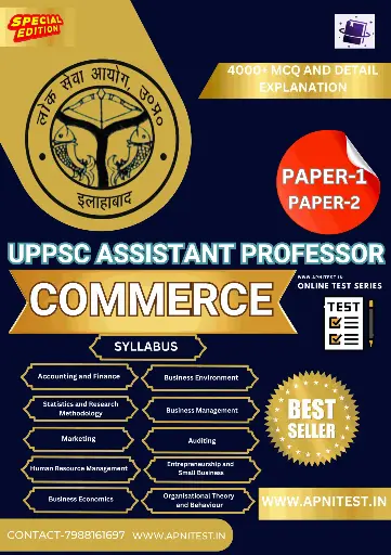 UPPSC ASSISTANT PROFESSOR COMMERCE BOOK AND TEST SERIES