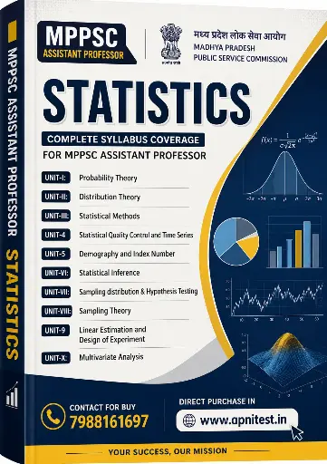 MPPSC ASSISTANT PROFESSOR STATISTICS  BOOK WITH TEST SERIES
